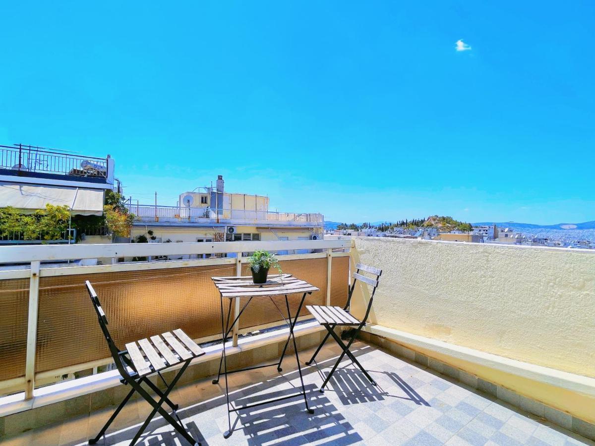 Wsd Luxury Stylish 1Bd Apt With City View Balcony Athènes Extérieur photo