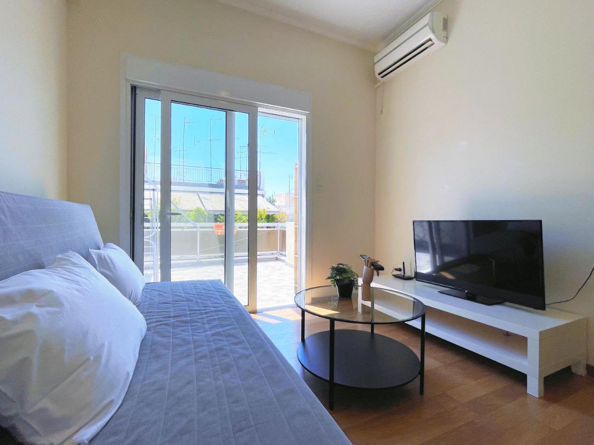 Wsd Luxury Stylish 1Bd Apt With City View Balcony Athènes Extérieur photo
